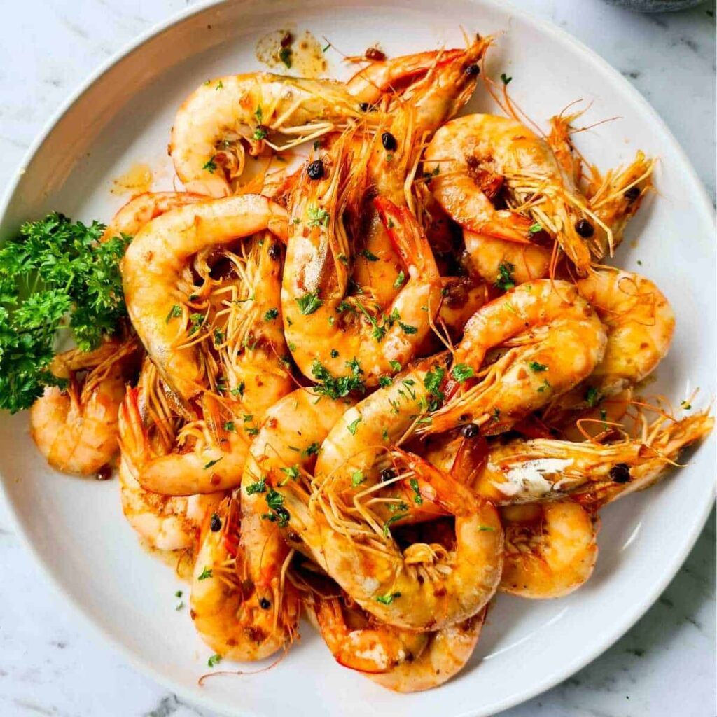 Butter-garlic-prawns